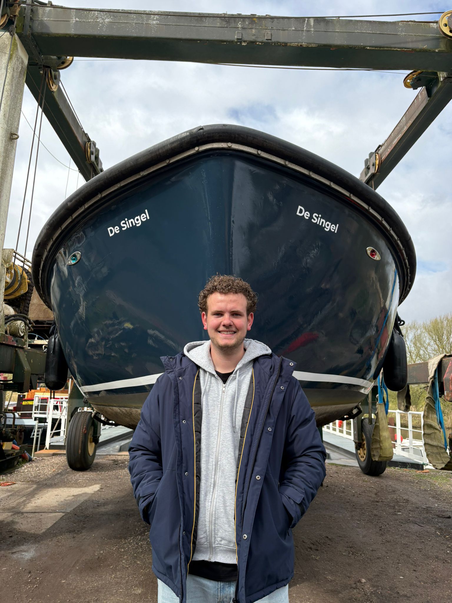 Lex Verdaasdonk, oprichter van Ervaar Breda, voor De Singel